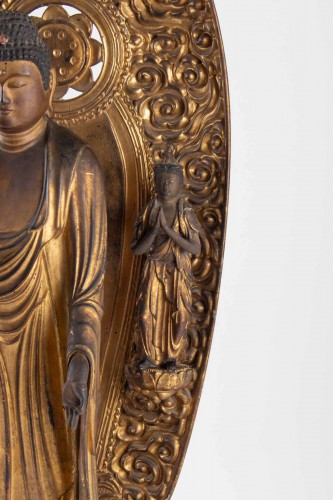 A Statue of Buddha Amida - Japan, Edo period - 