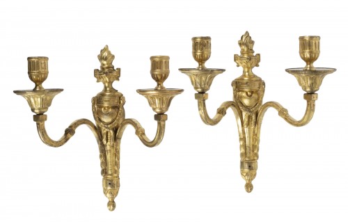 Paire d'appliques Louis XVI