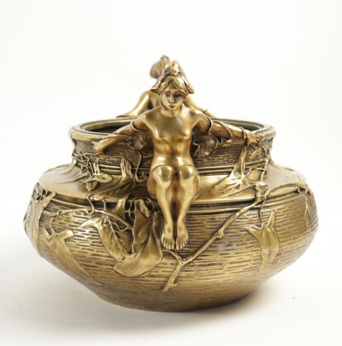 Coupe décorative - Alexandre Clerget (1856 - 1931) - Catel Antiquités