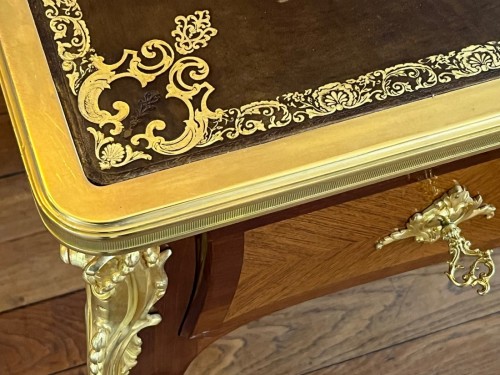 A Louis XV style desk.  - 