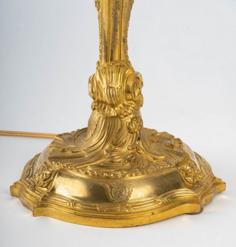 19th century - A Napoleon III Lamp candelstick