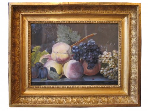 Nature morte aux fruits - Ecole française vers 1800