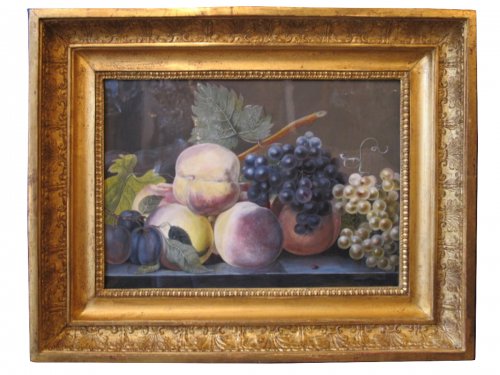 Nature morte aux fruits - Ecole française vers 1800