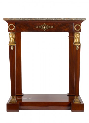 A 1st Empire period (1804 - 1815) console table.