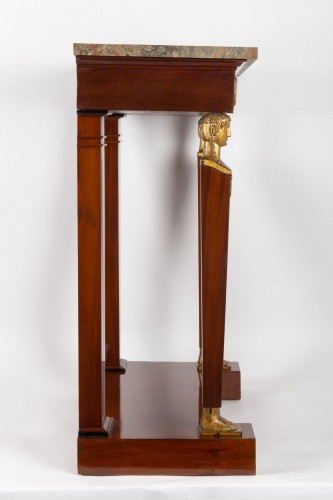 Empire - A 1st Empire period (1804 - 1815) console table.