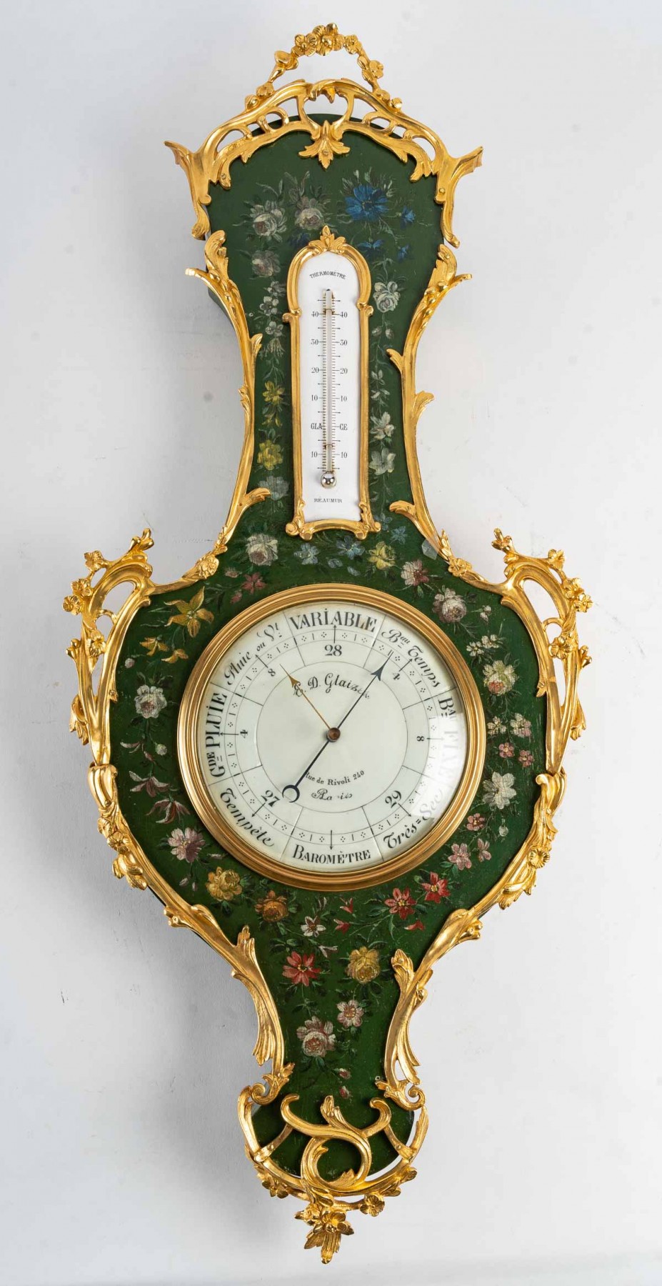 Baromètre - thermomètre d'époque Napoléon III - XIXe siècle - N.89977