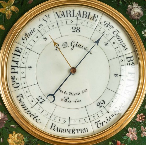 A Napoleon III Barometer - Thermometer - Decorative Objects Style 