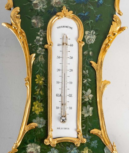 Decorative Objects  - A Napoleon III Barometer - Thermometer