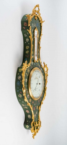 A Napoleon III Barometer - Thermometer - 