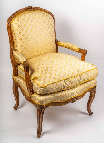 Two Louis XV Period armchairs - Seating Style Louis XV