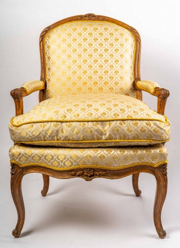 Two Louis XV Period armchairs - 