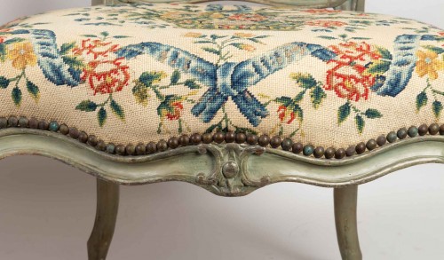 A Pair of Louis XV cabriolets armchairs - Seating Style Louis XV