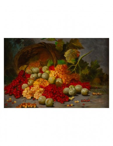 Johann Carl Rohmer (1891 - 1943) -  Still Life with Redcurrants - 