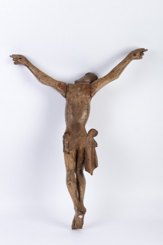  - Christ en bois polychrome