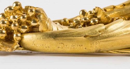 Napoléon III - Paire d'appliques en bronze doré - Henry Dasson 1881