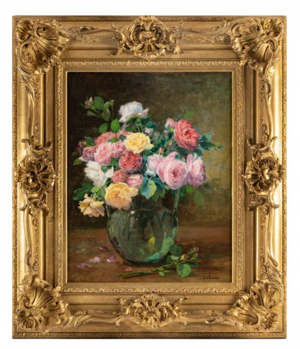 A Bouquet of roses - Justin Julles Claverie (1859 - 1932)