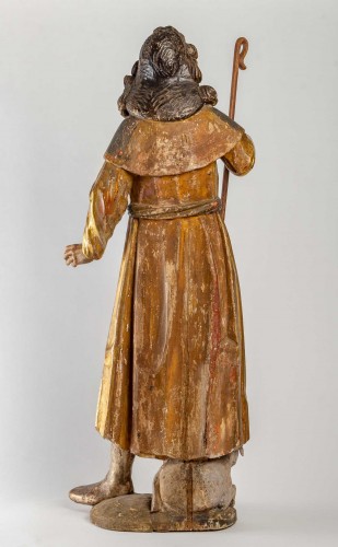 Religious Antiques  - The Good Shepherd, 17th century Northen Italy