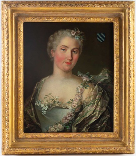 A Portrait of a Woman - French school of the 18th century