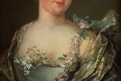 Tableaux et dessins Tableaux XVIIIe siècle - Portrait de femme - Ecole française du XVIIIe siècle
