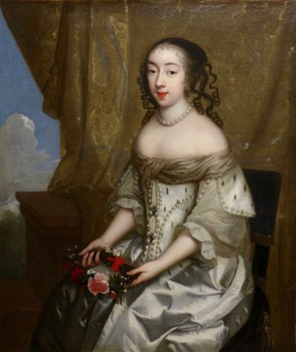 Charles Beaubrun (1604 - 1694) - Portrait d'Henriette d'Angleterre, duchesse d'Orléans