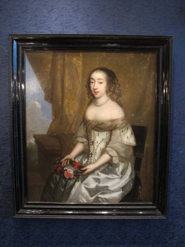 Charles Beaubrun (1604 - 1694) - Portrait of Henrietta of England, duchess of Orléans - 