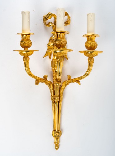 A Pair of Napoléon III Wall-Lights - Lighting Style 