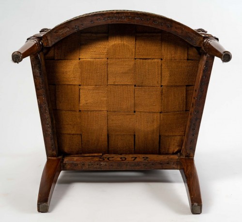 Paire de fauteuils du Château de St Cloud d'époque Directoire (1795-1799). - Directoire