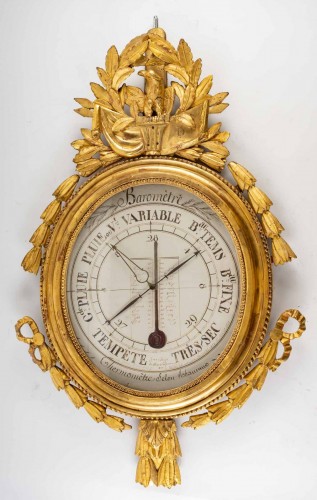 Baromètre - thermomètre d'époque Louis XVI - Catel Antiquités