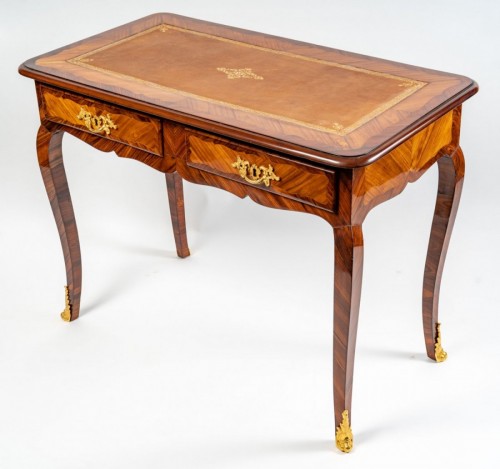 Furniture  - A late 19th century bureau plat in Louis XV Style