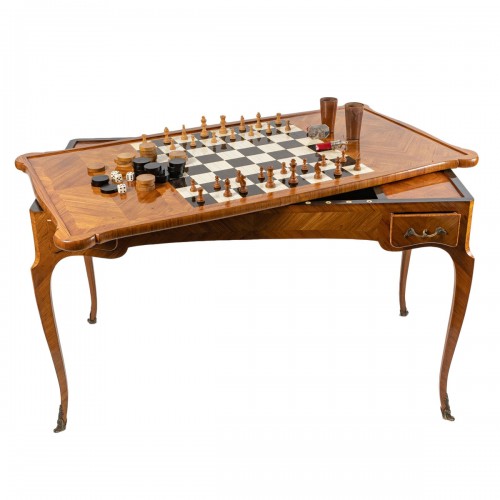 A 19th century Tric-Trac Game Table