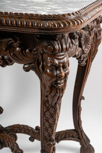 Table à gibier d'époque Napoléon III - Mobilier Style Napoléon III