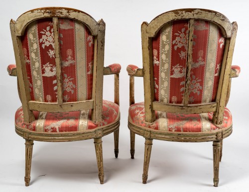 A Louis XVI pair of Armchairs - Louis XVI
