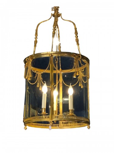 An Important Lantern in Louis XVI Style.