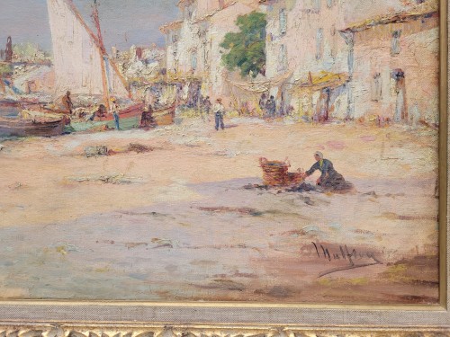 Charles Henri Malfroy (1895-1945) - Mediterranean Port - Paintings & Drawings Style 