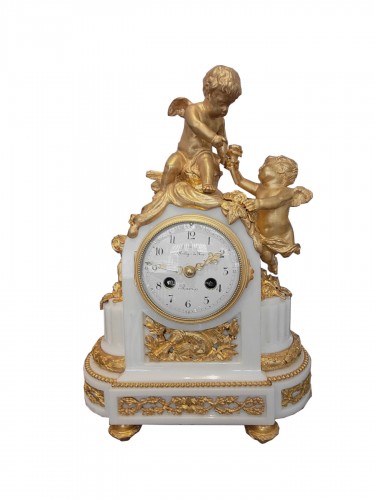  L'Amour et l’Amitié, pendule Louis XVI par LEPAUTE, horloger du Roy à Paris 
