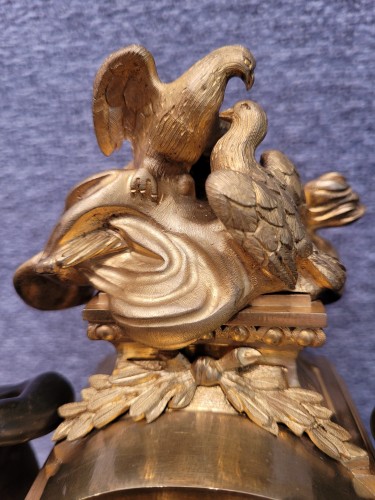 19th century - Love Triumphant over War mantel set