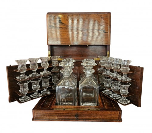 Cave à liqueur en palissandre XIXe siècle