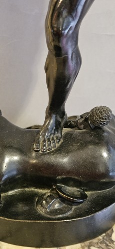  - Faune dansant signé E. Lequesne, fondeurs Susse Frères
