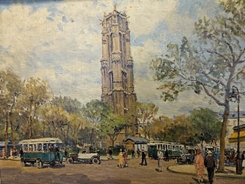 La tour Saint Jacques à Paris, Henry Malfroy (1895-1945) - Hirsch Antiquités
