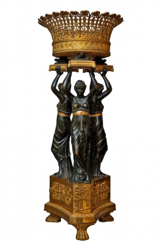 Important centre de table d’époque Empire attribué à Thomire