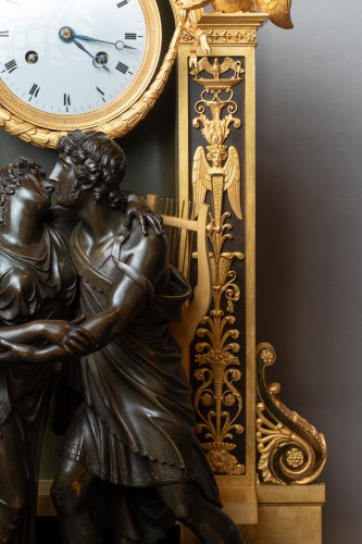 La Réconciliation, pendule d'époque Empire, modèle de Claude Galle - Hirsch Antiquités