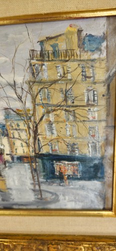 Serge Belloni (1925 -2005) - Place de Furstenberg à Paris - Hirsch Antiquités