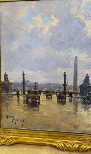 Tableaux et dessins Tableaux du XXe siècle -  Charles Henri Malfroy (1895 - 1945), la place de la Concorde