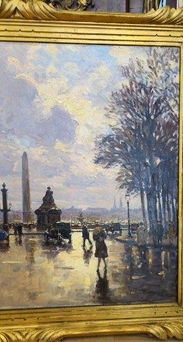  Charles Henri Malfroy (1895 - 1945), la place de la Concorde - Hirsch Antiquités