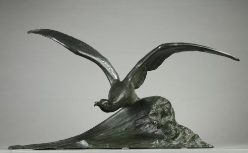 L'Envol - FIOT Maximillien (1886-1953) - Sculpture Style Art nouveau