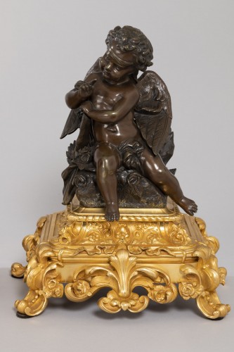 Napoléon III - Garniture de cheminée, Henri PICARD Bronzier (1840-1890) et Raingo Frères