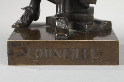 Sculpture Sculpture en Bronze - Corneille en pied - .Constantin Melingue, fondeur Susse frères