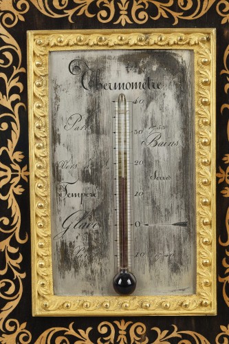 Pendule Restauration- Chronomètre-thermomètre - Hirsch Antiquités