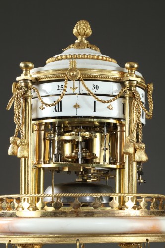 Pendule à cercles tournants « Le temple de l'Amour » - Horlogerie Style 