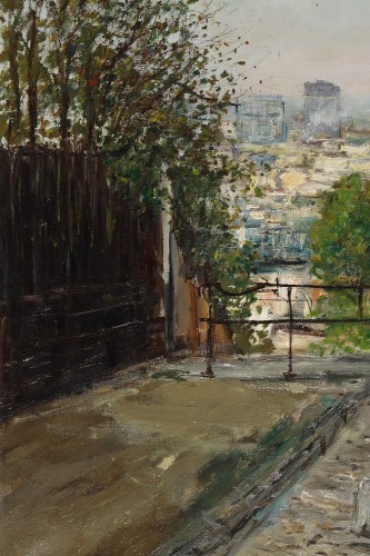 Antiquités - Serge Belloni (1925-2005) - Vue de Montmartre